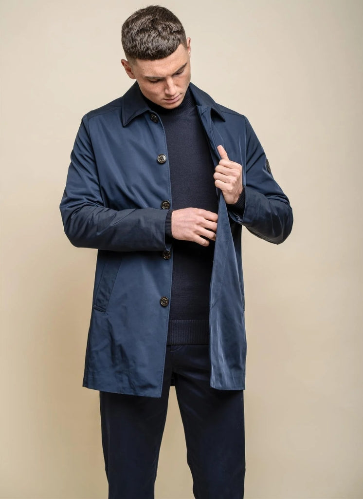 Cavani Barracuda Mantel – Marineblau - mantel