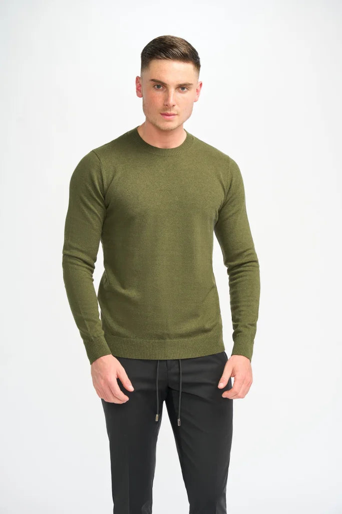 Cavani Connall Olive - Strickpullover für Herren - S