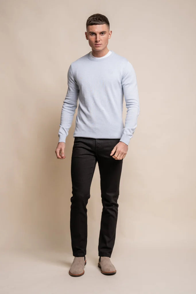 Cavani KN101 Navy - Strickpullover für Herren - pullover