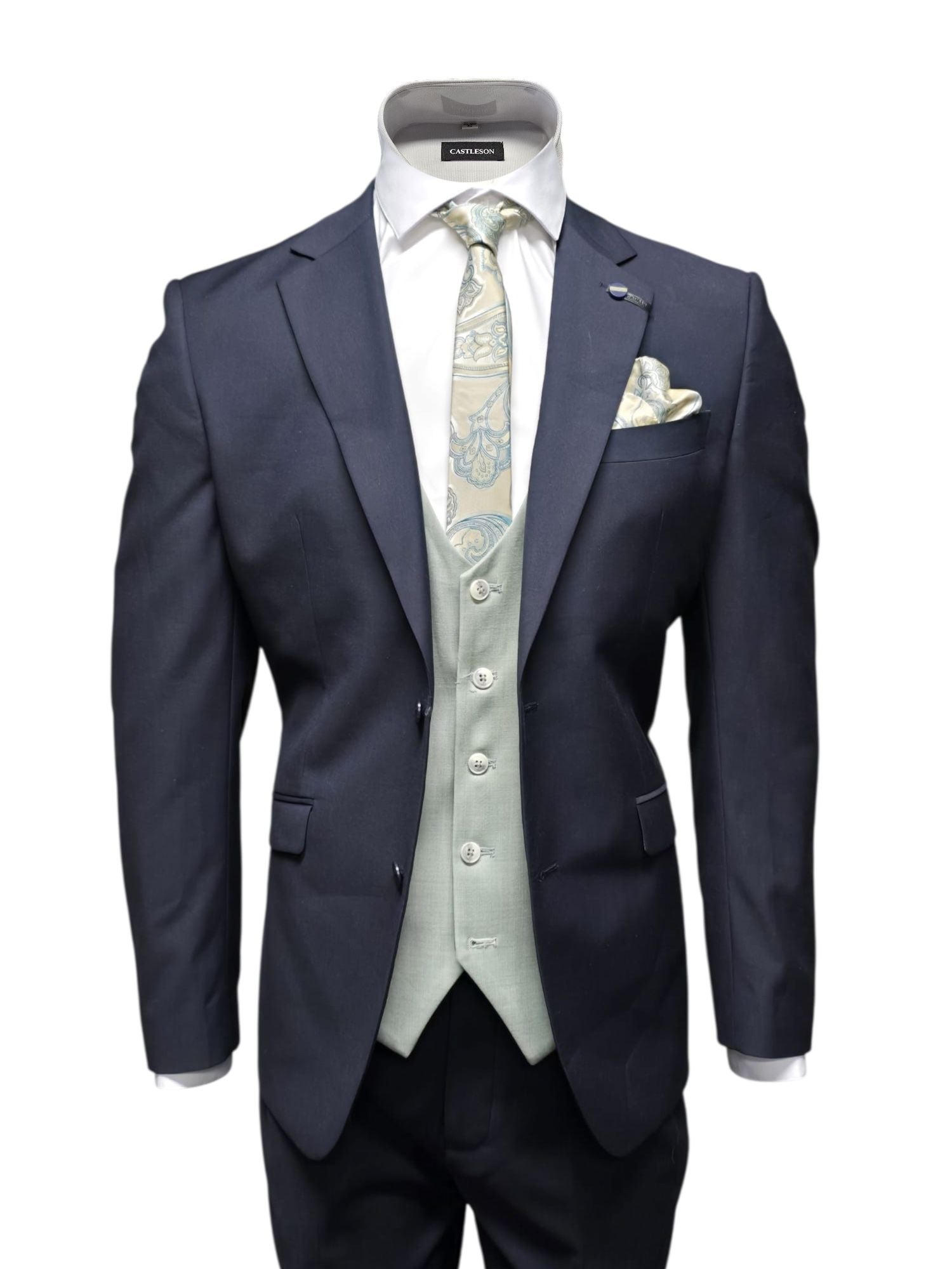 Cavani Malibu - Herrenanzug Navy Mix & Match Finley Moss