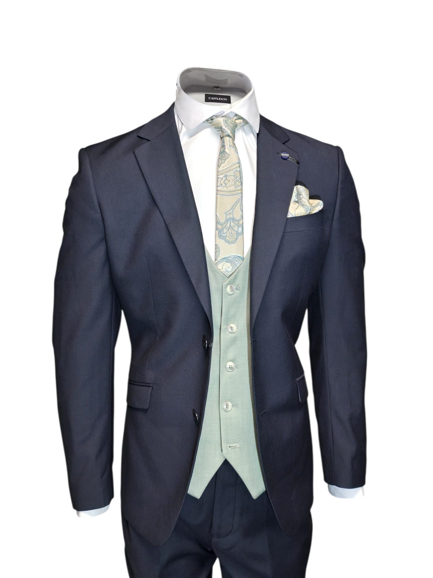 Cavani Malibu - Herrenanzug Navy Mix & Match Finley Moss