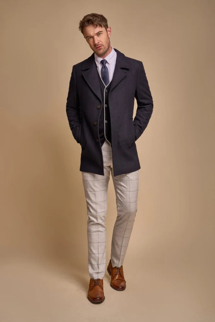 Cavani Marcus Mantel - Navy - mantel