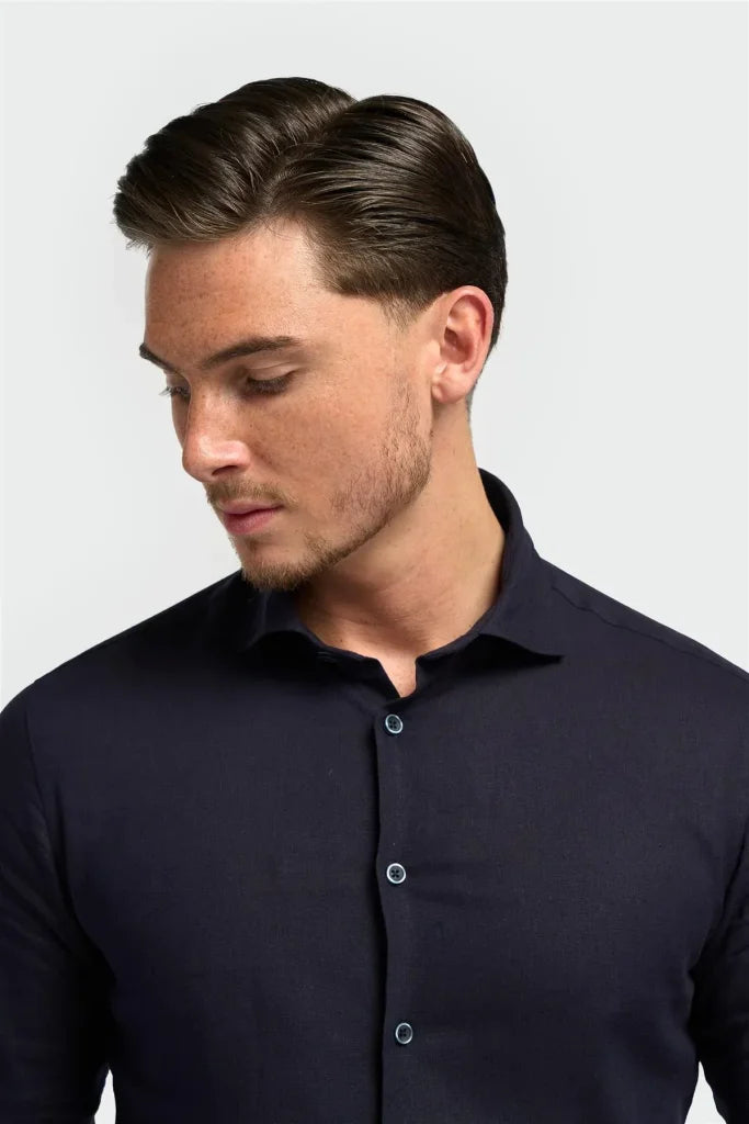 Cavani - Matera Hemd Navy - overhemd