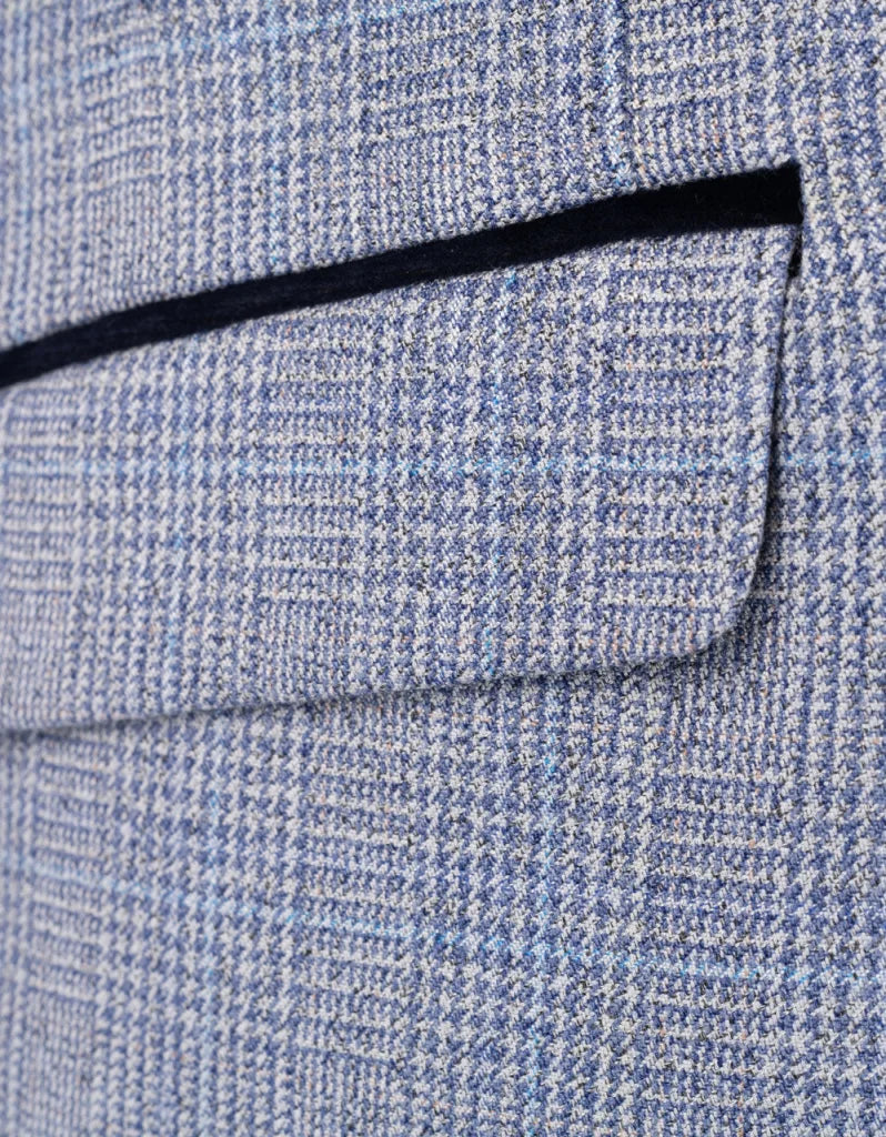 Hellblauer 3 - teiliger Anzug Cavani Caridi sky blau