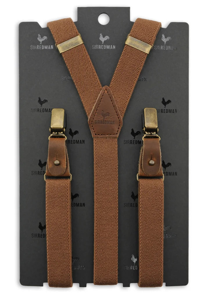 Luxe Hosenträger handgemacht - Chocolate Charm