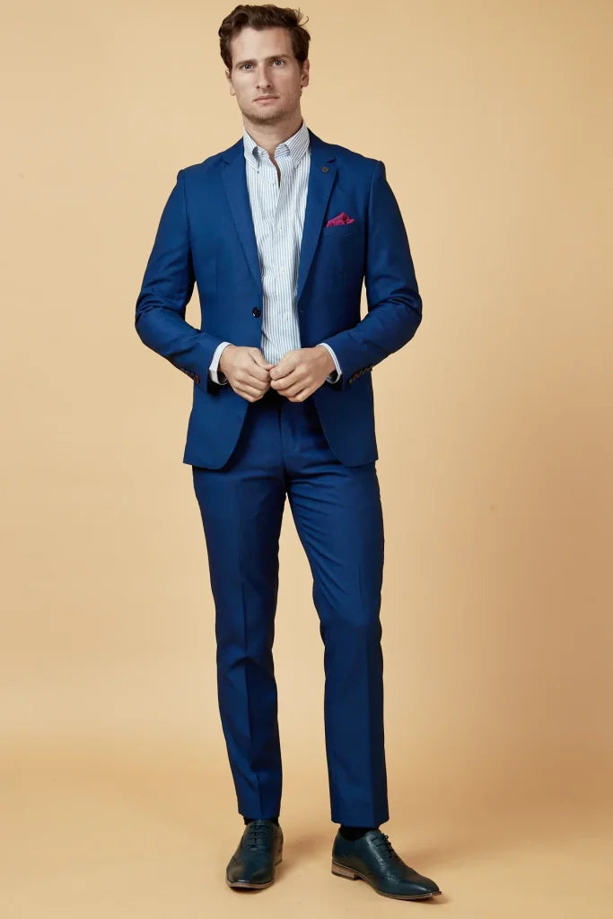 Zweiteiliges Anzug Danny Royalblau – Marc Darcy - driedelig