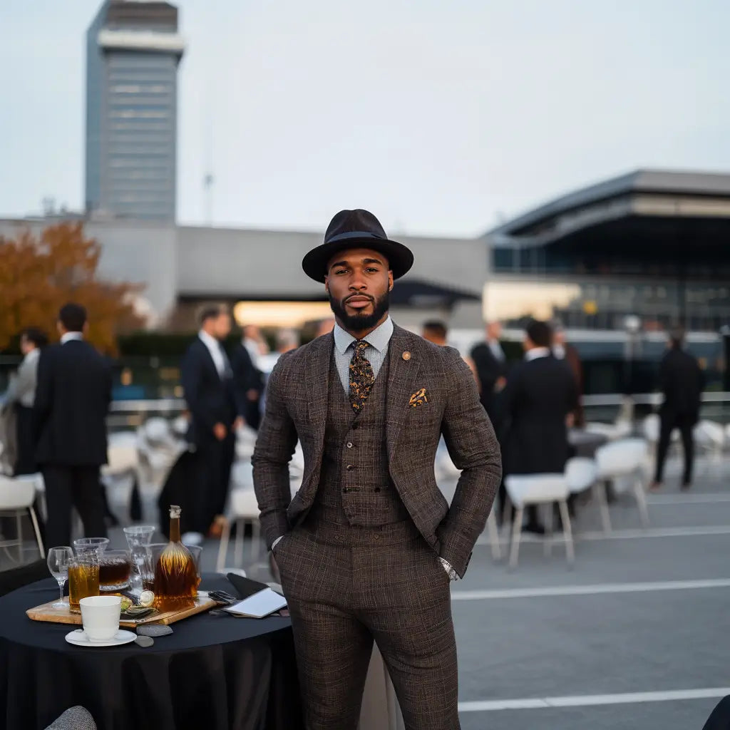 Ist ein brauner Anzug eine gute Wahl?