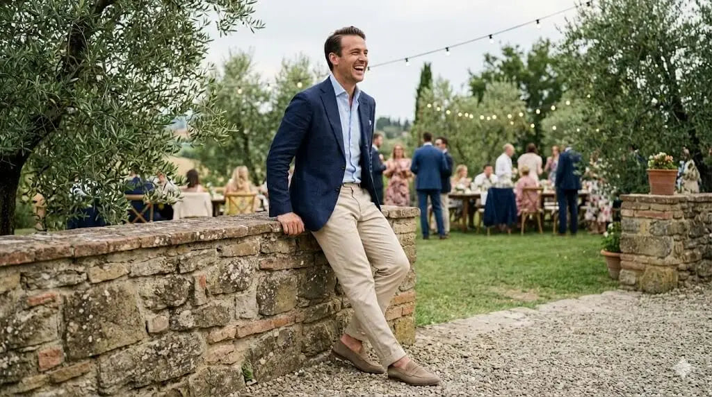 Was trägt man als Mann bei einer Casual-Chic-Hochzeit?
