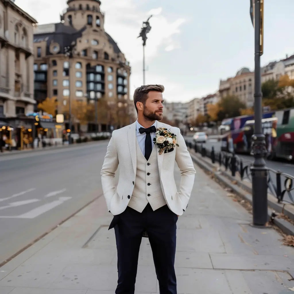 Wie findet man ein schönes Sakko für den Hochzeitsanzug?