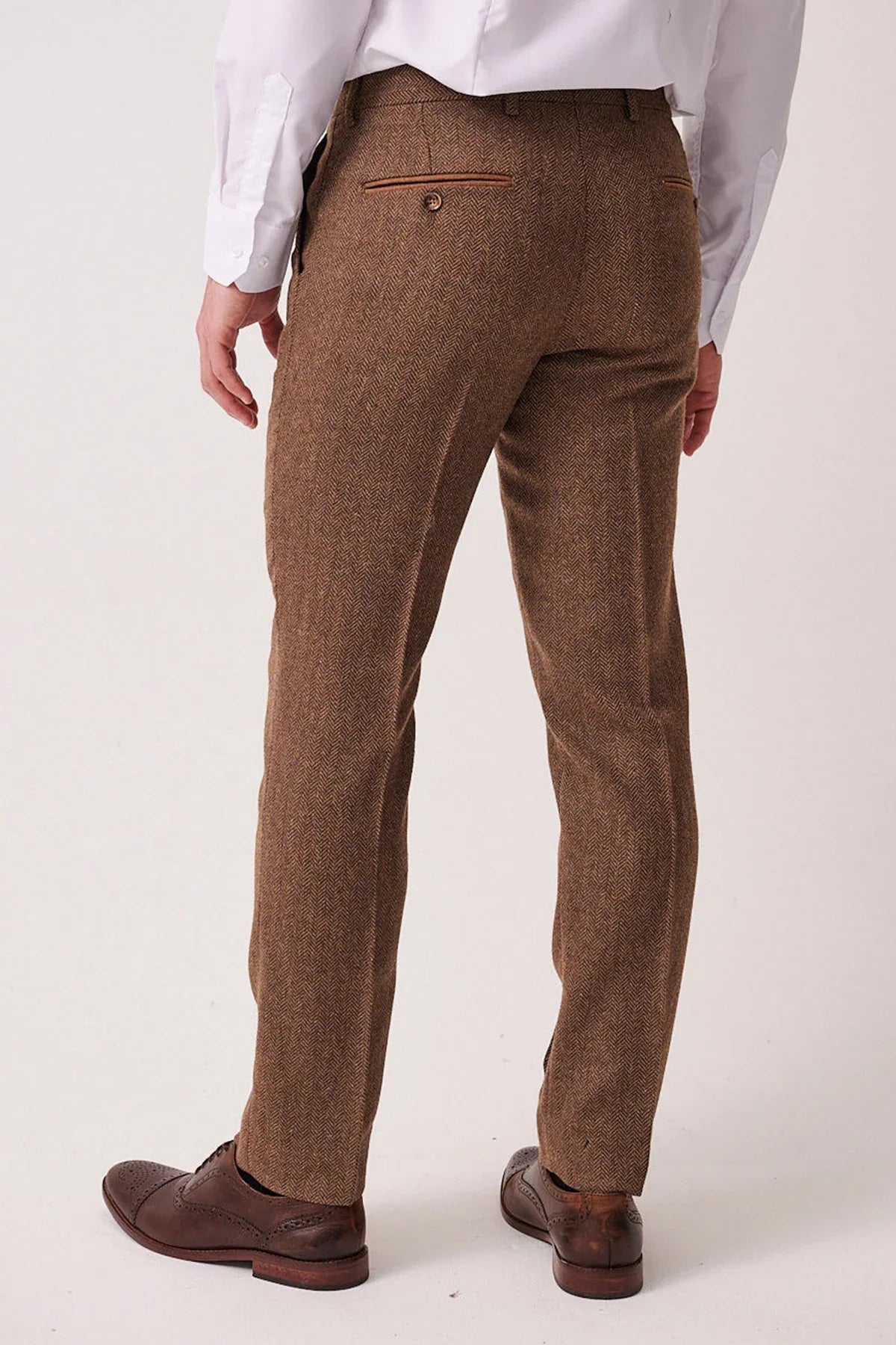3-teilig Herren Anzug Tweed Dean Tan - Marc Darcy