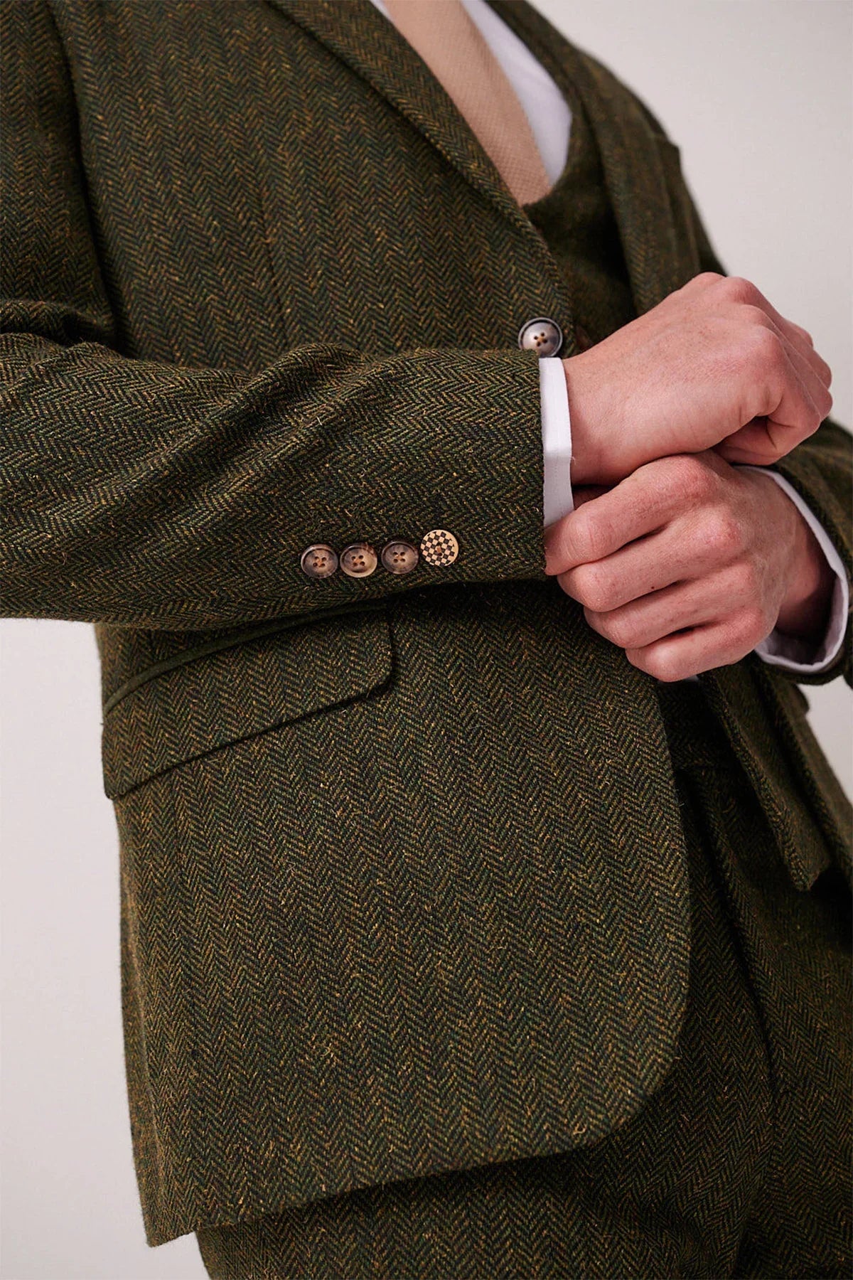 Marc Darcy – Sakko Dean Olive Tweed