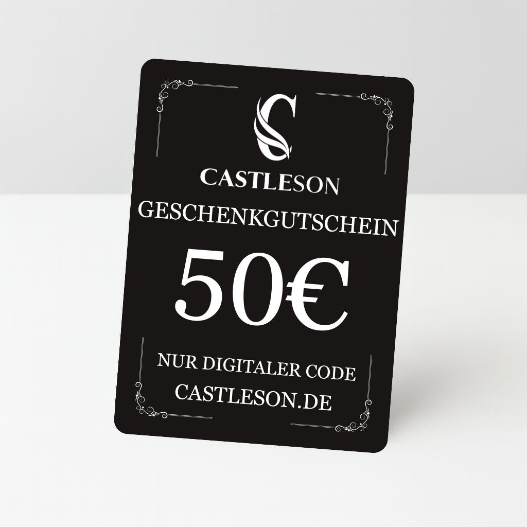 €150 CASTLESON Geschenkgutschein – Für Herrenanzüge &