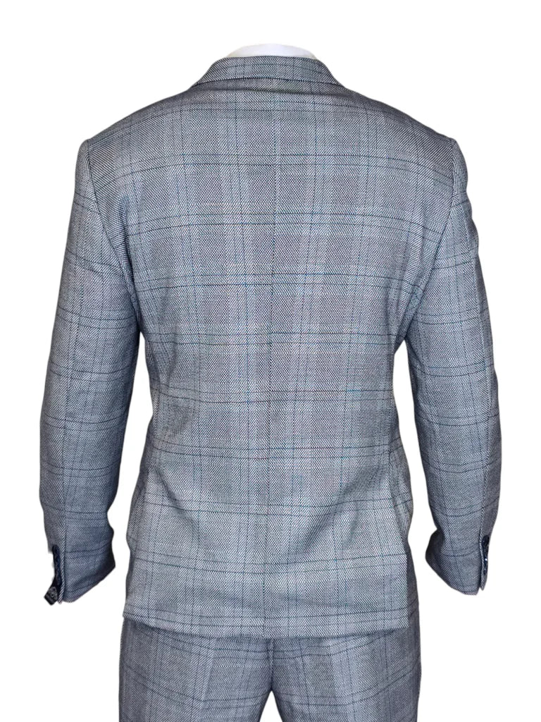 2-teiliger Anzug in Karo-Optik - Jerry Grey 2pc - tweedelig
