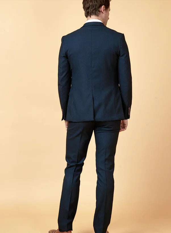 2 - teiliger Navy Blue Herrenanzug - Marc Darcy Max Navy