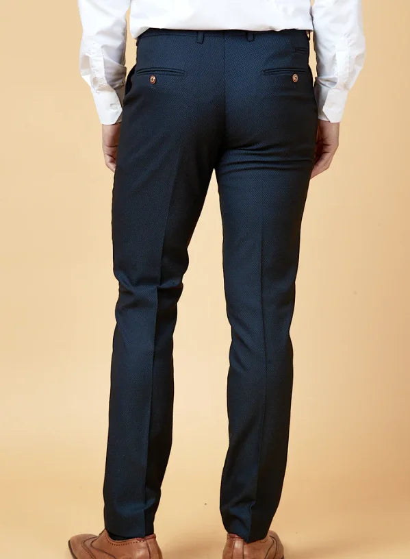 2 - teiliger Navy Blue Herrenanzug - Marc Darcy Max Navy