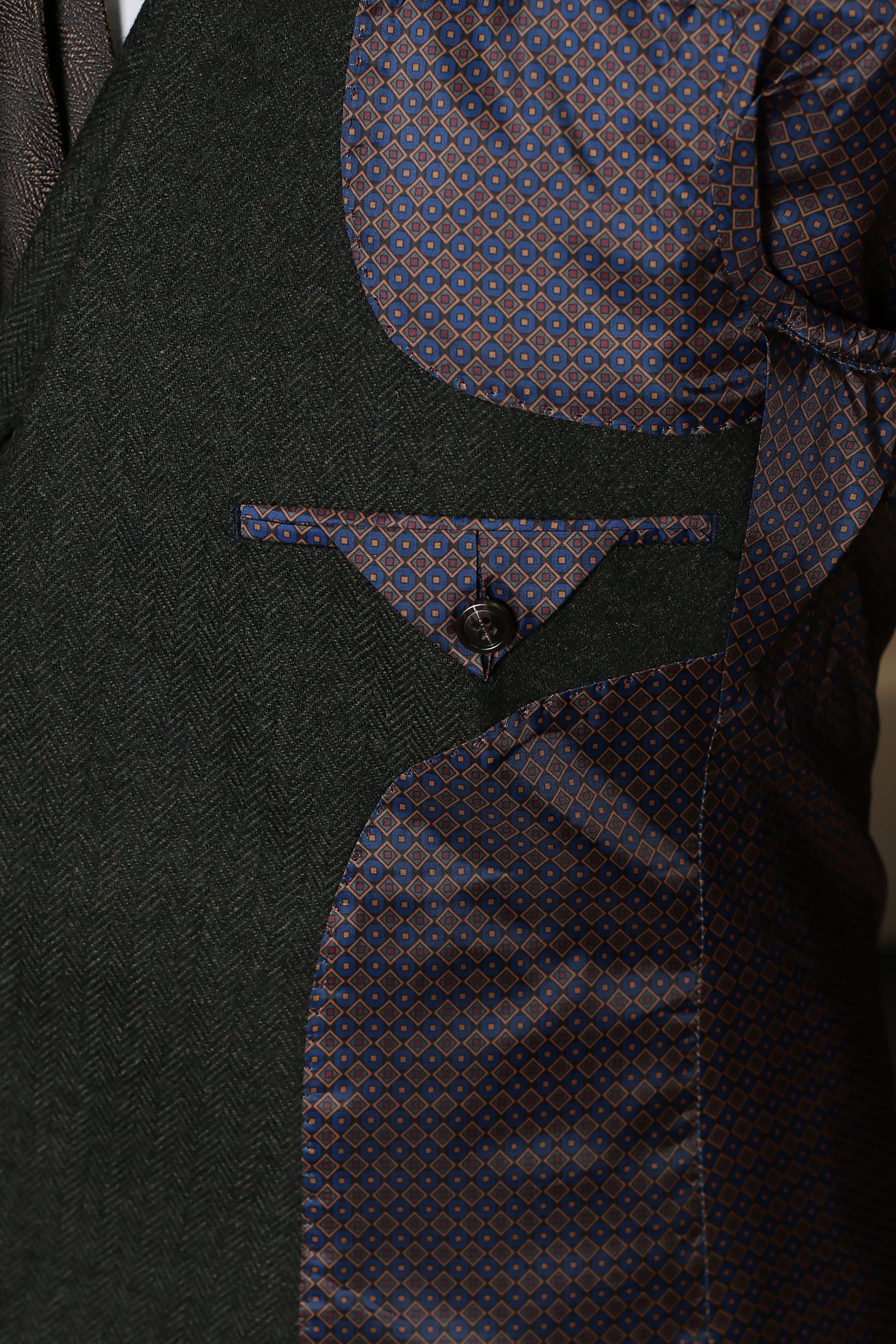 CASTLESON - Sakko Chief Olive Tweed