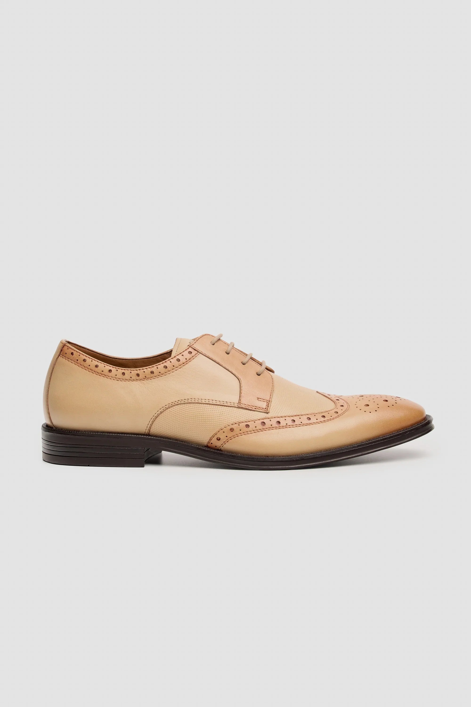 Cavani Lorenzo Schuhe Ivory – Wingtip Brogue