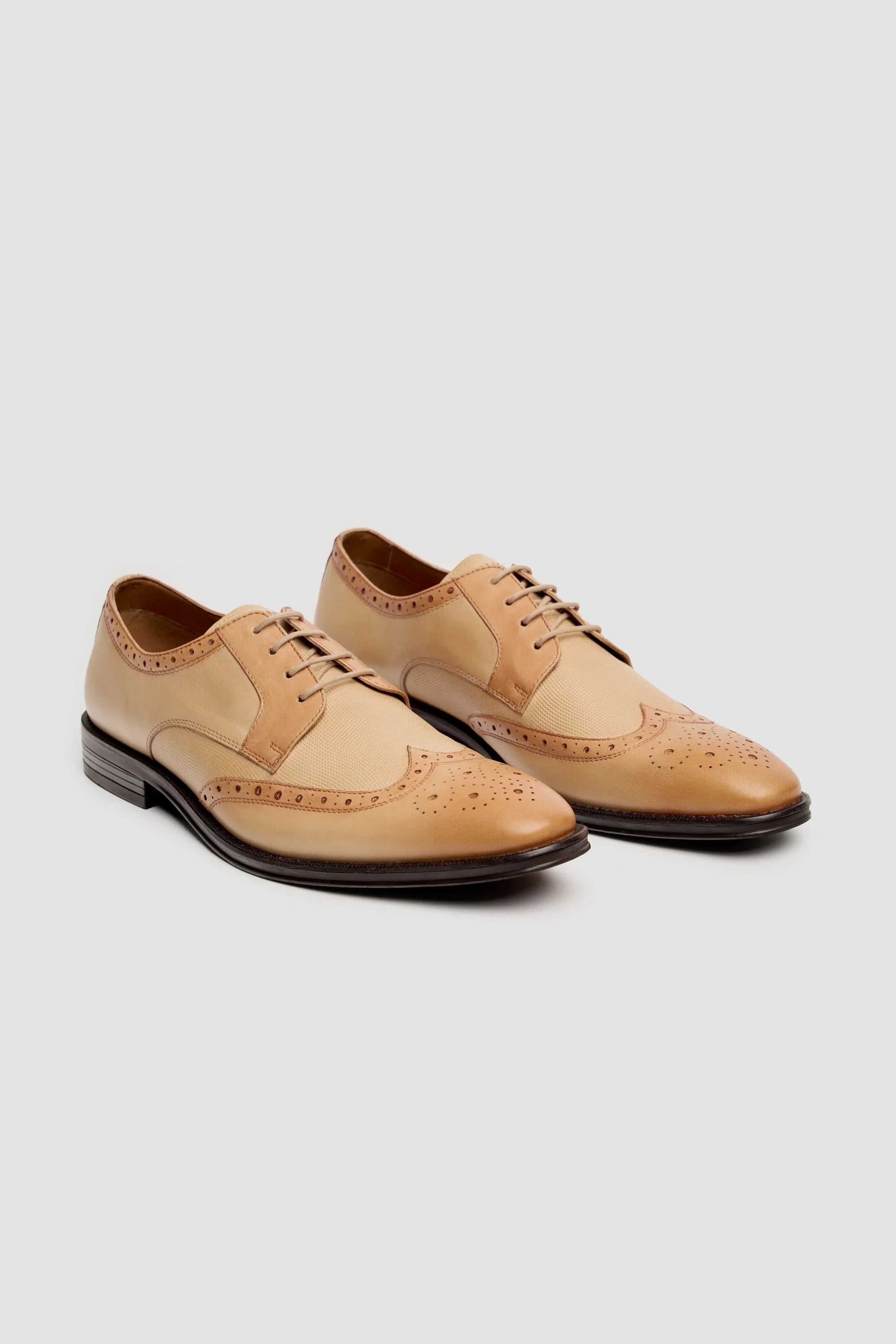 Cavani Lorenzo Schuhe Ivory – Wingtip Brogue