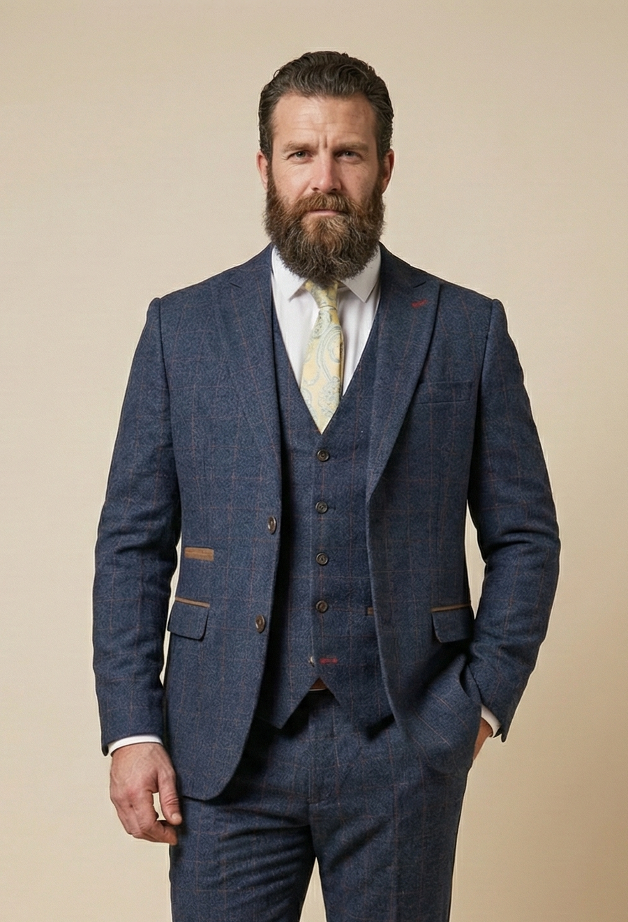 Admiral Check Navy