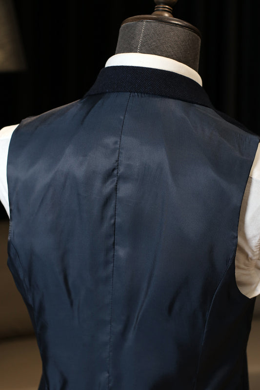 CASTLESON Chief - Herrenanzug marineblauer Tweed