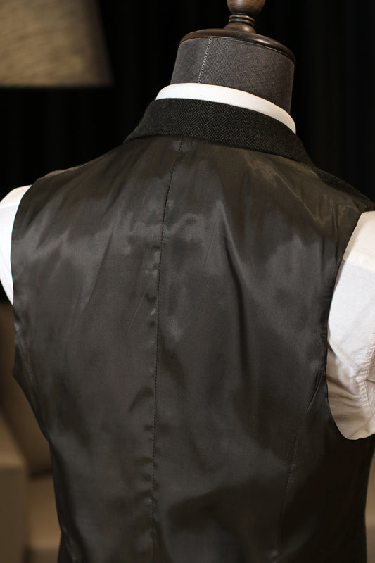 CASTLESON Chief - Herrenanzug Olive Tweed - driedelig pak