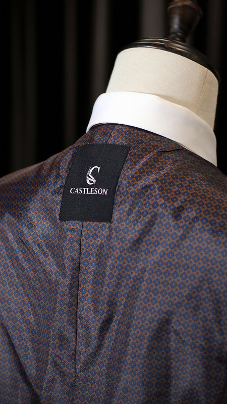 CASTLESON Phantom – Dreiteiliger Herrenanzug Navy