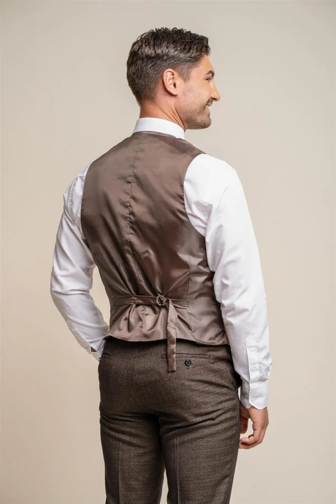Cavani Lennox - Weste Double Breasted Beige - Gilet