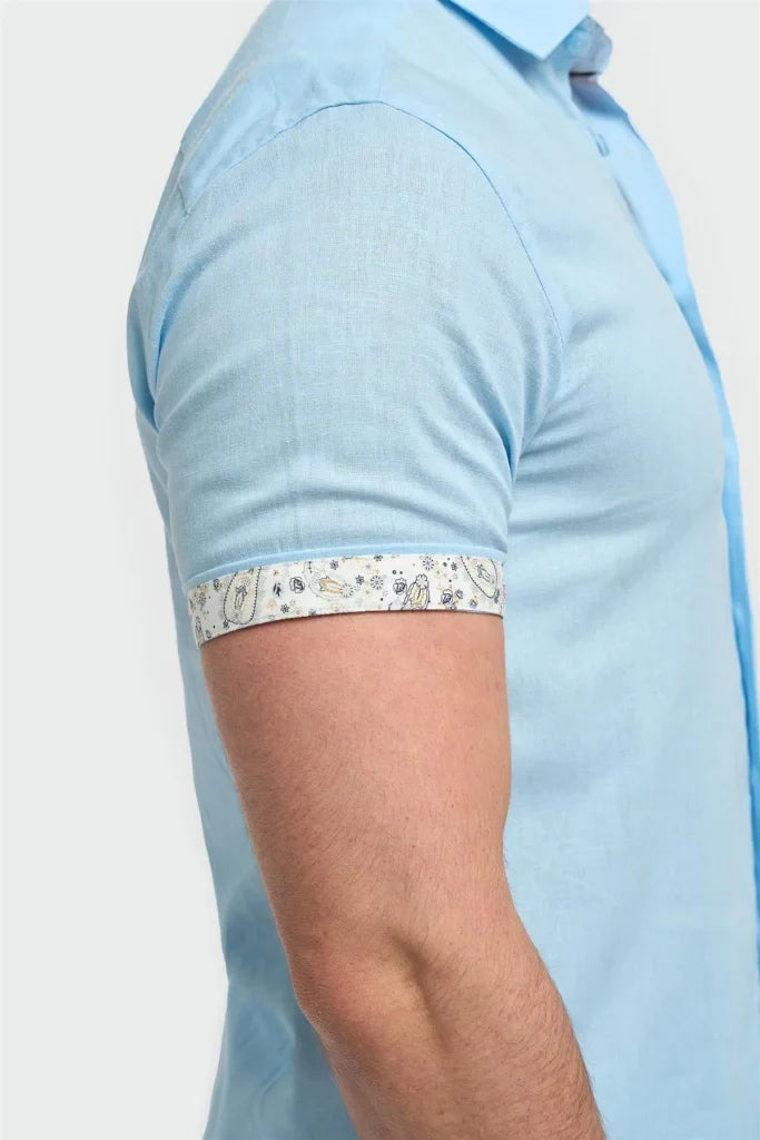 Cavani - Matera Kurzarm Himmelblau - Pantalon