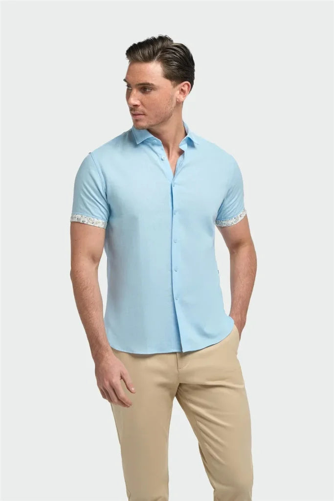 Cavani - Matera Kurzarm Himmelblau - Pantalon