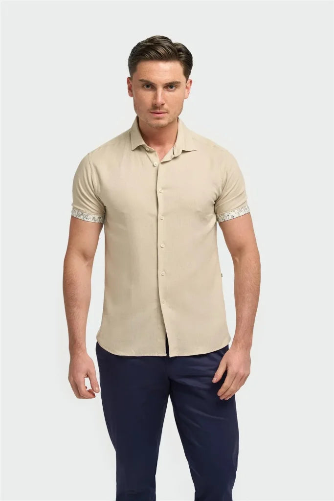 Cavani - Matera Kurzarm Taupe - Pantalon
