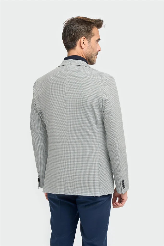 Cavani - Porto Blue Mix und Match - Casual Business Outfit