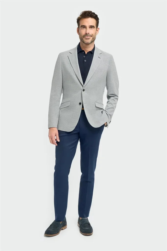 Cavani - Porto Blue Mix und Match - Casual Business Outfit