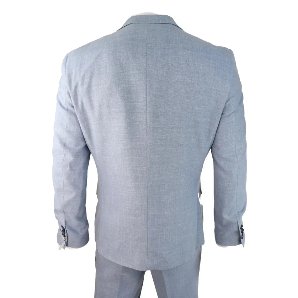 Dreiteiliger Anzug Cavani Miami Himmel Slim Fit Anzug