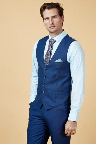 Dreiteiliger Anzug Danny Royal Blue - Marc Darcy