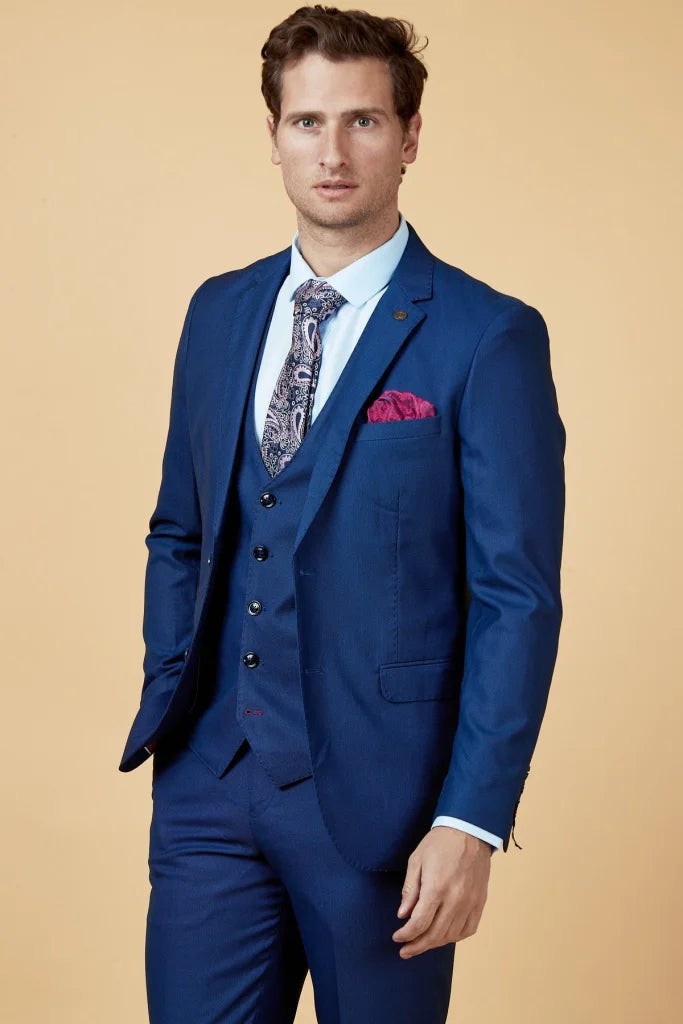 Dreiteiliger Anzug Danny Royal Blue - Marc Darcy