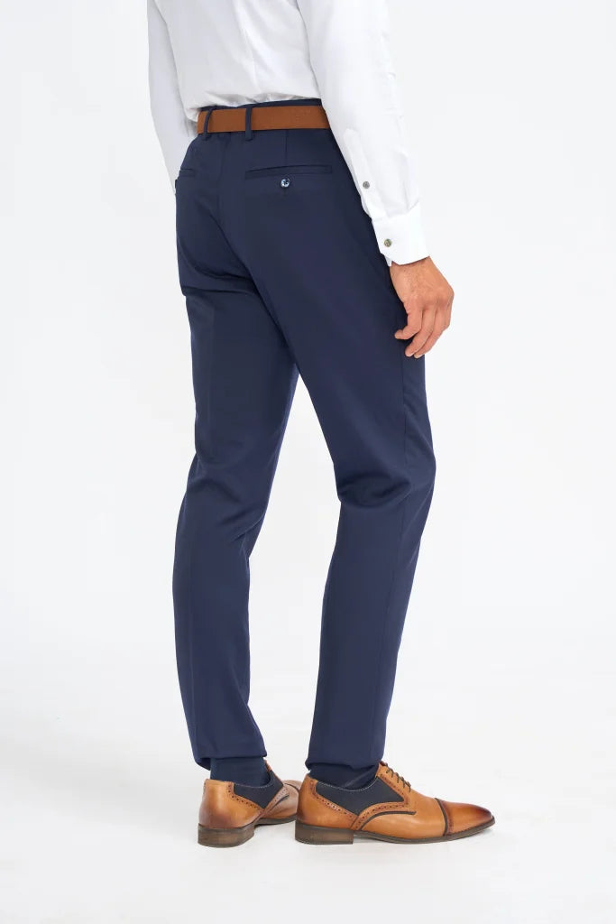 Dreiteiliger Herrenanzug – Cavani James Navy Super 130s