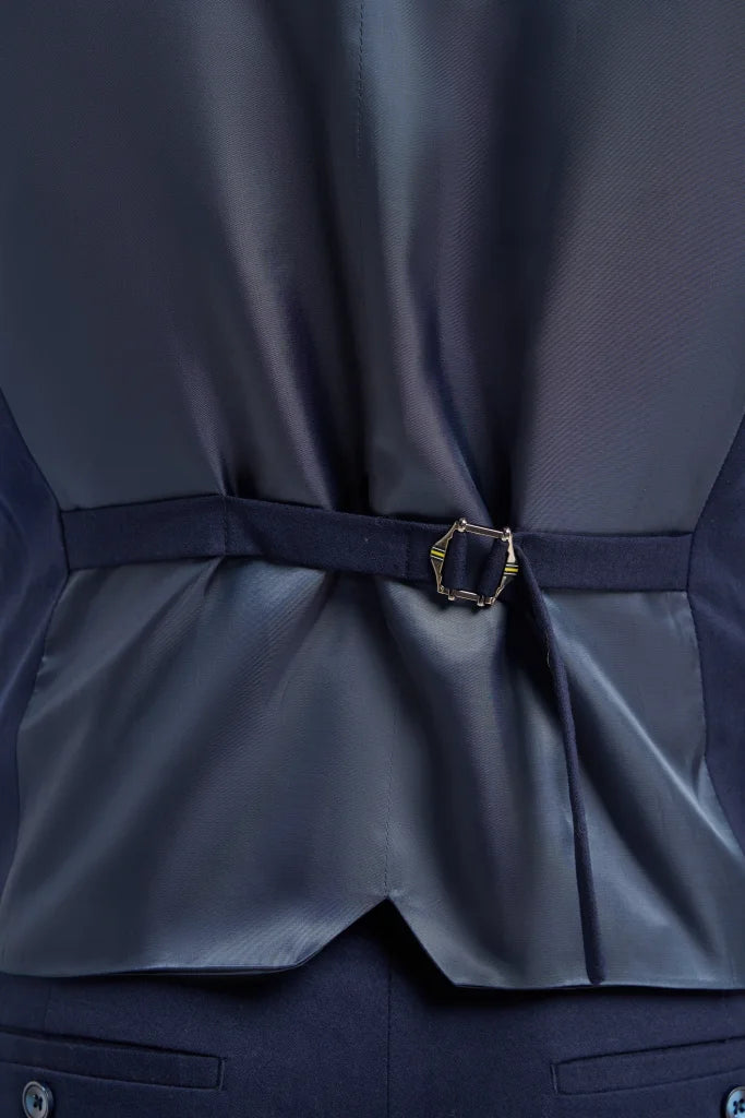 Dreiteiliger Herrenanzug – Cavani James Navy Super 130s