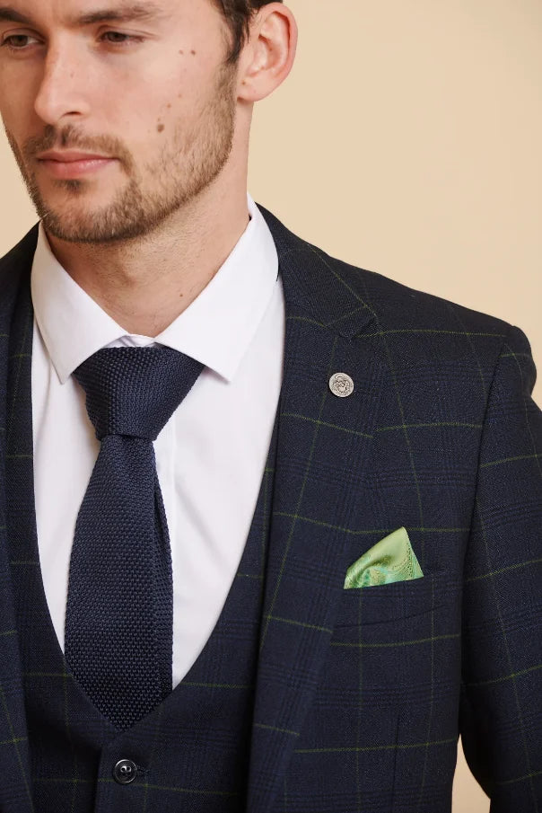 Dreiteiliger Navy-Gentleman-Anzug - Edison Greenline