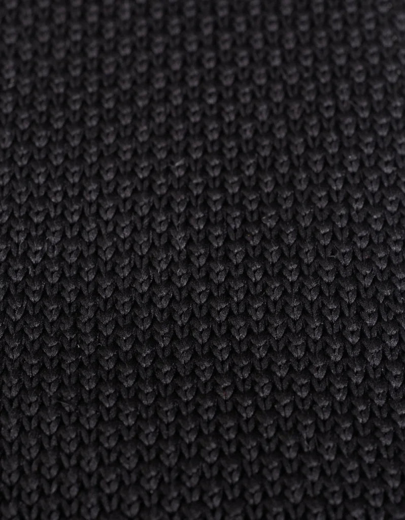 Gestrickte Krawatte Garrison Limited Schwarz - stropdas