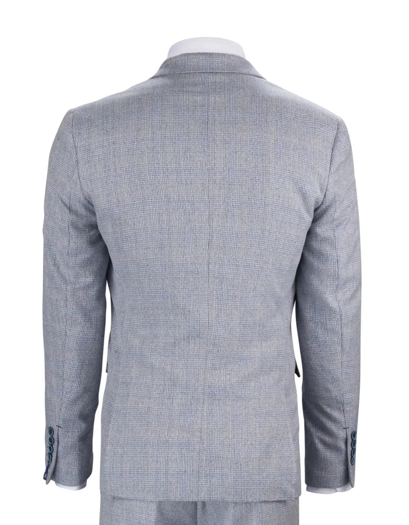 Hellblauer 3 - teiliger Anzug Cavani Caridi sky blau