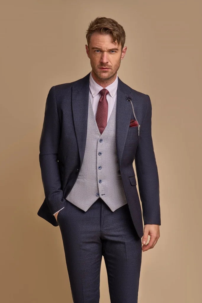 Herrenanzug Navy Blau – Cavani Caridi Mix and Match