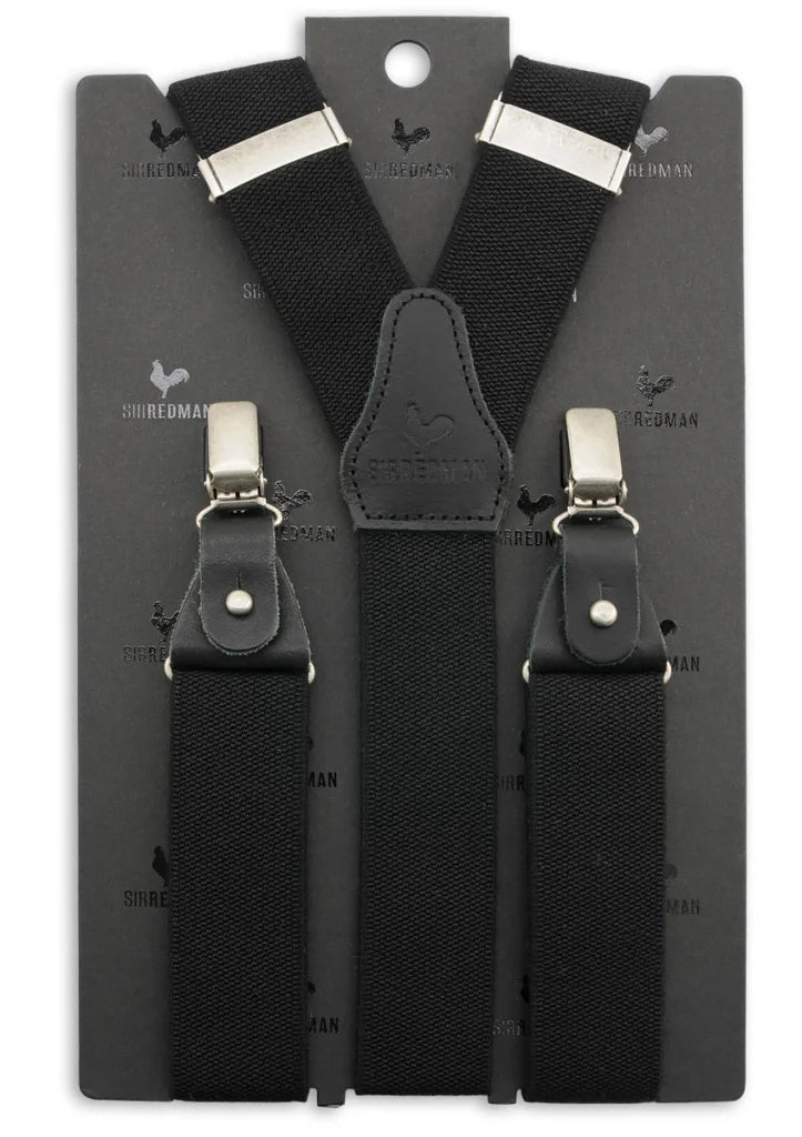 Hosenträger Classic Luxe Essential schwarz - schwarz