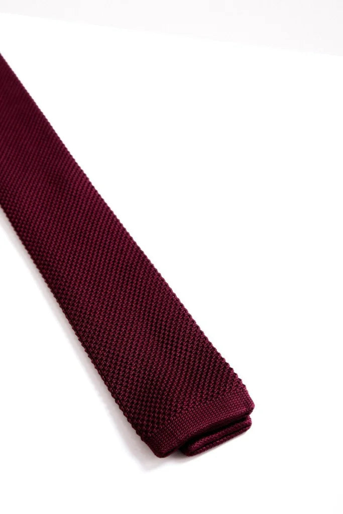 Krawatte Marc Darcy braun strick - stropdas