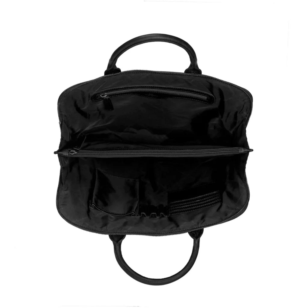 Leder Laptoptasche - The Chesterfield Brand Harvey Schwarz