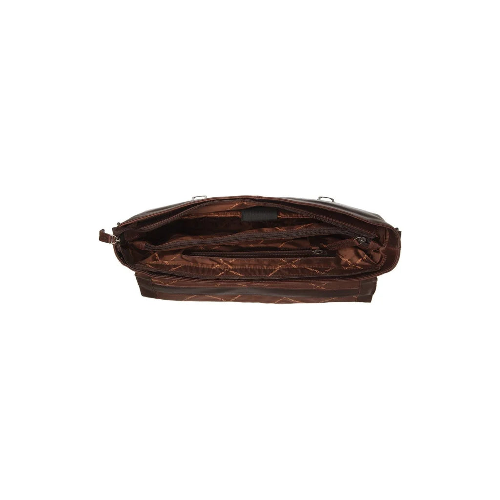 Leder-Laptoptasche - The Chesterfield Brand Veneto Braun