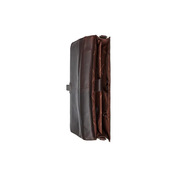 Lederne Aktentasche - The Chesterfield Brand Venice Braun