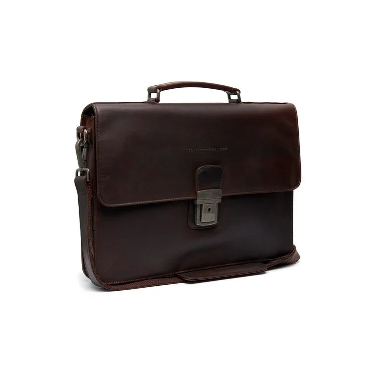 Lederne Aktentasche - The Chesterfield Brand Venice Braun