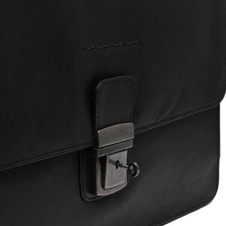Lederne Aktentasche - The Chesterfield Brand Venice Schwarz