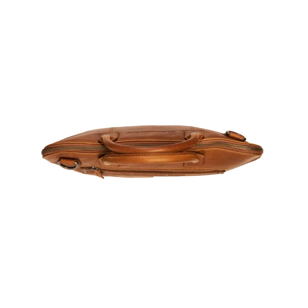 Lederne Laptoptasche - The Chesterfield Brand Harvey Cognac