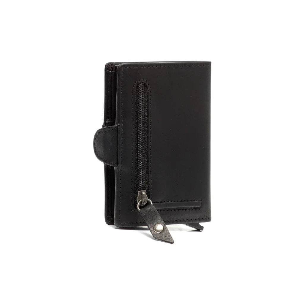Lederner Kartenhalter - The Chesterfield Brand Lagos Schwarz